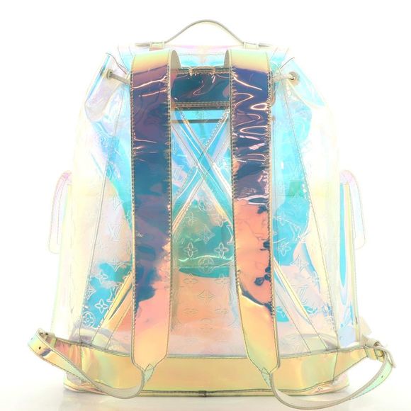 Louis Vuitton Christopher Backpack Limited Edition Monogram Prism PVC GM - Picture 3 of 8